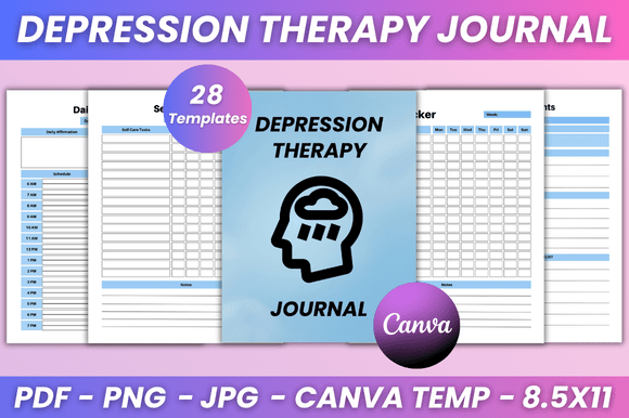 Download Depression Therapy Journal Kdp Interior - Depression therapy journal Collection