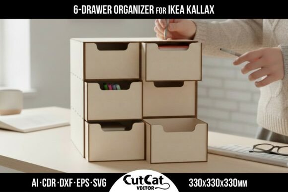Download 6 Drawer Organizer for IKEA KALLAX DIY - Organizer Collection