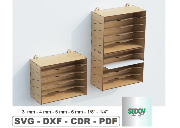 Download Laser Cut Modular Document Organizer - Organizer Collection
