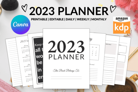 Download 2023 Planner | Canva Template - 2023 Collection