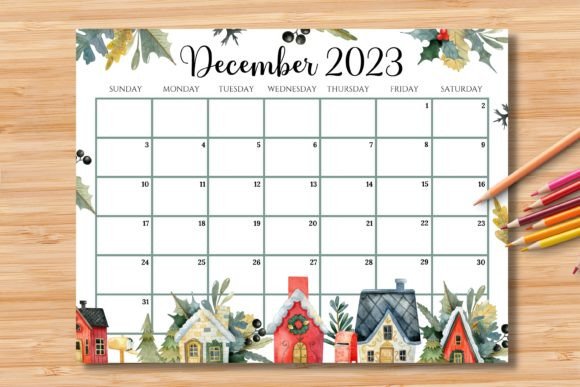Download Editable/Fillable December 2023 Calendar - 2023 Collection