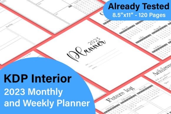 Download 2023 Monthly and Weekly Planner - 2023 Collection
